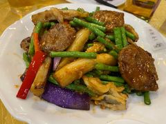 茄子酱爆豆角-汇景花园酒家(基立下道店)