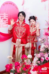 -桃子造型婚纱礼服(凤起广场店)
