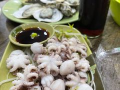 芥末白灼八爪鱼-贞姨美食·老字号海鲜大排档