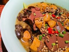 麻香鸭血肥肠-绿茶餐厅(蓝色港湾店)
