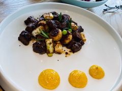 金蒜黑椒煎炒雪花和牛肉眼-宴南庭·闽味私房菜