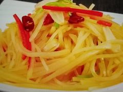 酸辣土豆丝-巴扎美食·新疆菜·西域歌舞表演餐厅(新疆大厦店)