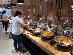 自助取餐区-感恩心素食馆(百世广场店)