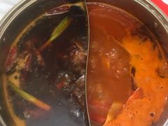 清油双拼锅底-海底捞火锅(老城根店)