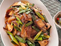 蒜苗豆干回锅肉-铜小馆(1891时光道店)