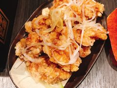 自家制葱油汁炸鸡-名代宇奈备长炭烧鳗鱼居酒屋