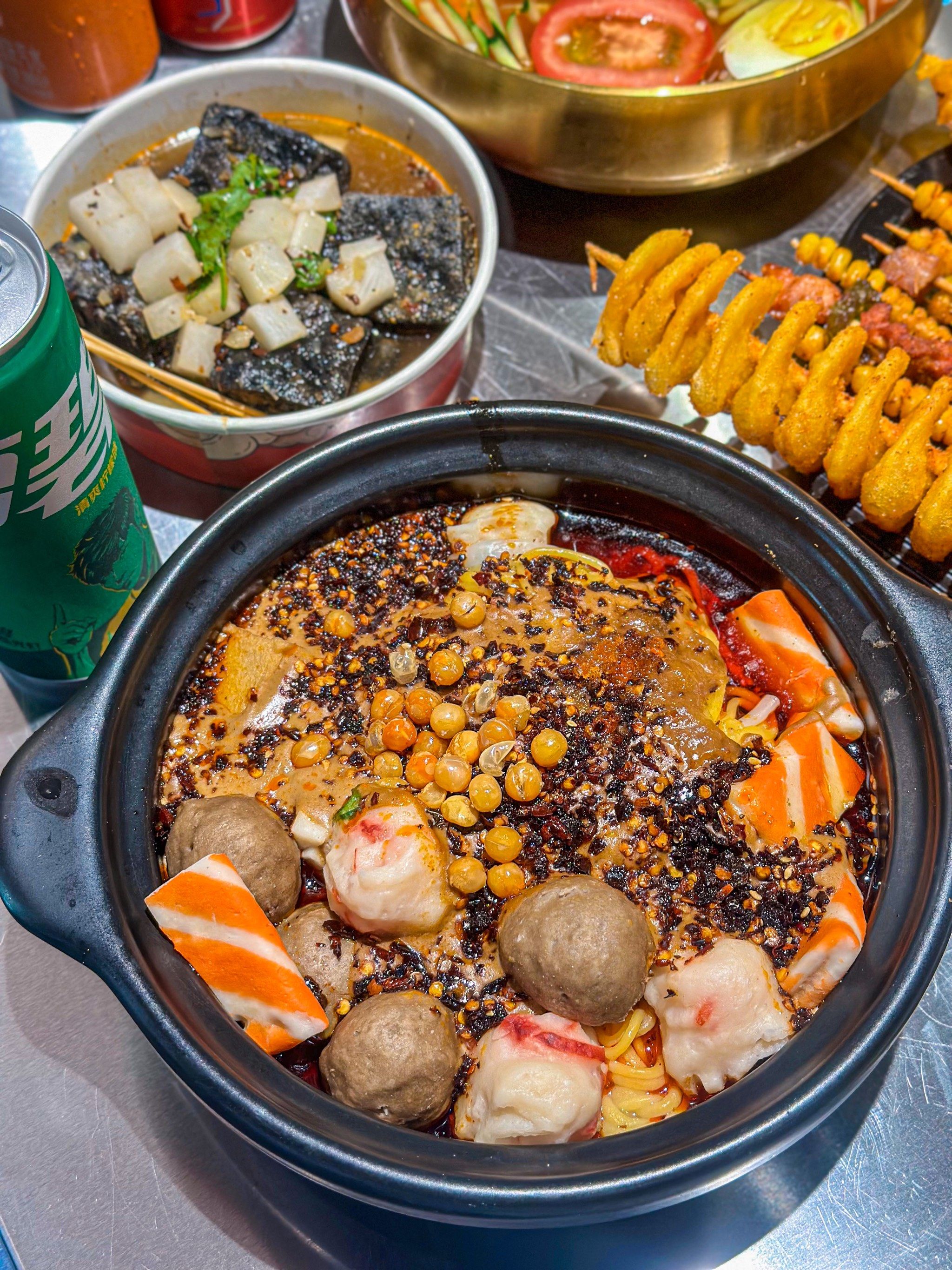 东北麻酱麻辣烫!真的好好吃!