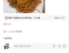 -柳叶刀烧烤(北大清华店)
