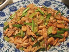 韭菜炒漓江虾-生态苑农庄(十里画廊遇龙河店)