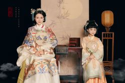 -后宫·古装汉服京剧儿童亲子全家福摄影