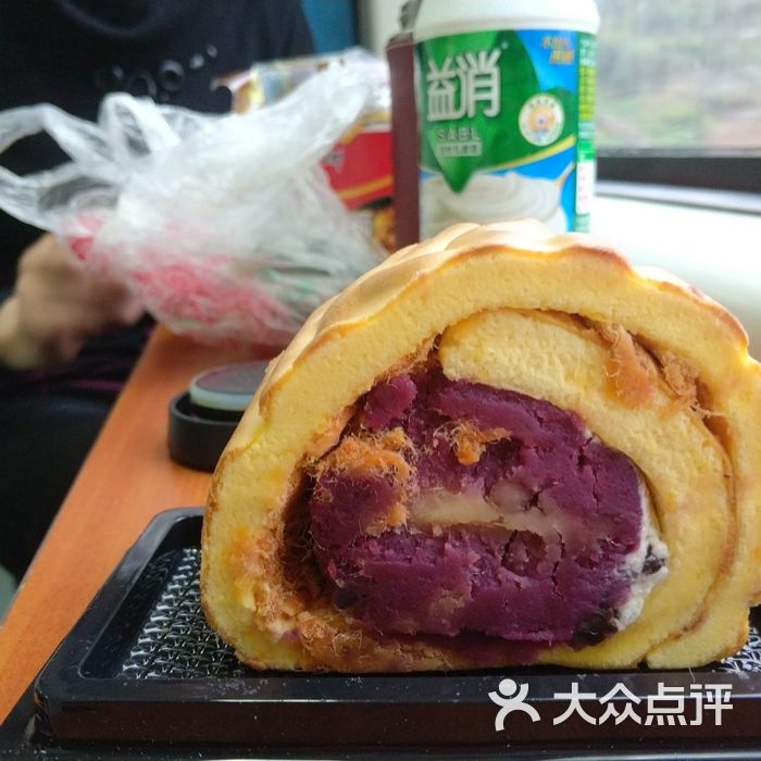 栗记麦香坊紫薯虎皮卷图片-北京面包甜点-大众点评网