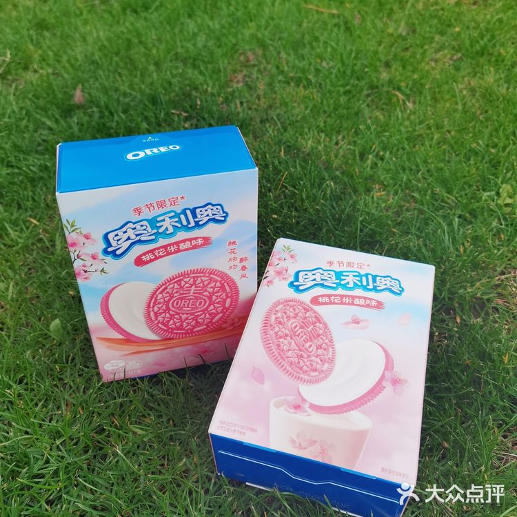 奥利奥季节限定|粉粉嫩嫩de桃花米酿味