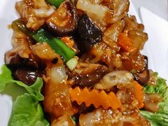 三鲜烧蹄筋-添福来墨鱼饺子 · 海鲜东北菜(泡崖店)