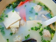 生汆丸子汤-宋益驴蹄子面肉夹馍(辛家庙店)