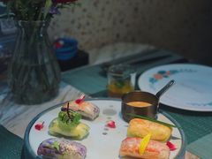 漫步花开彩虹卷-蜜桃花开·中西融合菜E&W(南长街店)