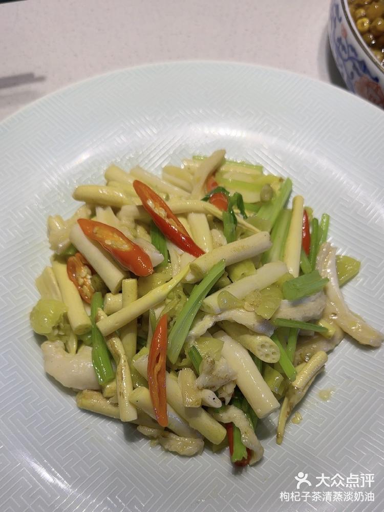 莴笋炒肉丝清脆爽口非常下饭 莱安中心-大众点评