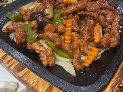 铁板牛柳-添福来墨鱼饺子 · 海鲜东北菜(泡崖店)