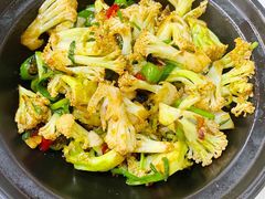 小炒有机菜花-郭林家常菜烤鸭(曙光西路店)