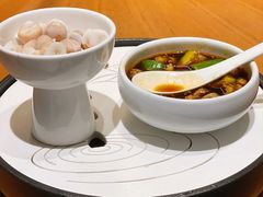 辣酒汁花螺配夏威夷果-木守西溪溪隐餐厅
