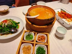 鲜虾干贝粥-温度餐厅潮汕砂锅粥(方正2009南区店)