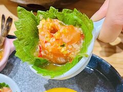 泰式生腌三文鱼拼虎虾-米泰芒·东南亚料理(体育西店)