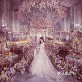 杭州婚礼 | 一座天境花园，坐落着花丛中的天使