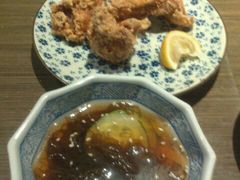 炸鸡块、醋发菜-明日叶日本料理(新区淮海街店)