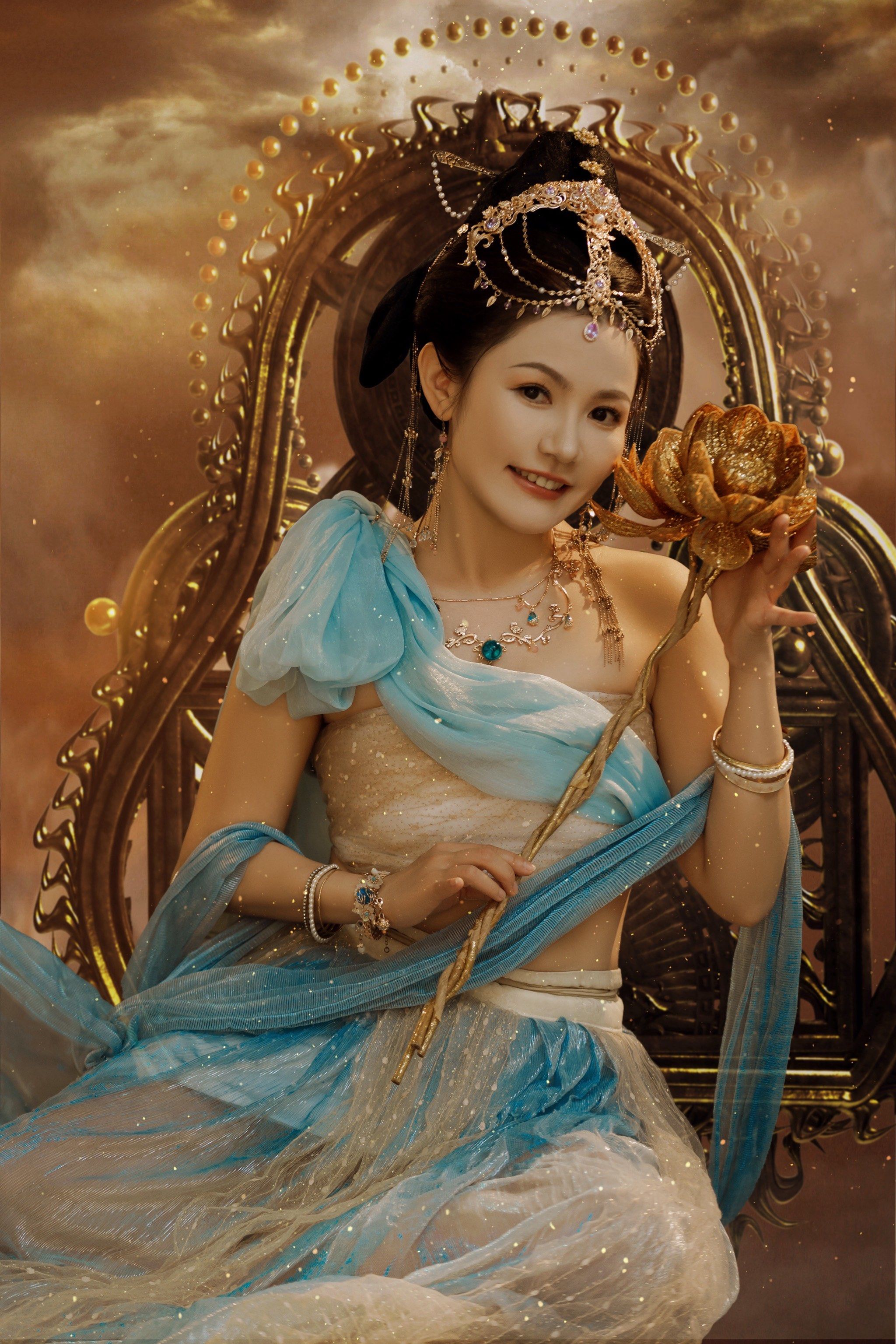 穿上古装穿越一把.