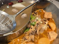 锅升级招牌牛杂鸳鸯锅-左庭右院鲜牛肉火锅(环球港店)