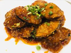 鱼香茄饼-雪园上海饭店(港湾1号店)
