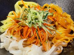 三色酿皮-悦海·家宴·冰花皮皮虾大锅贴(宝龙店)