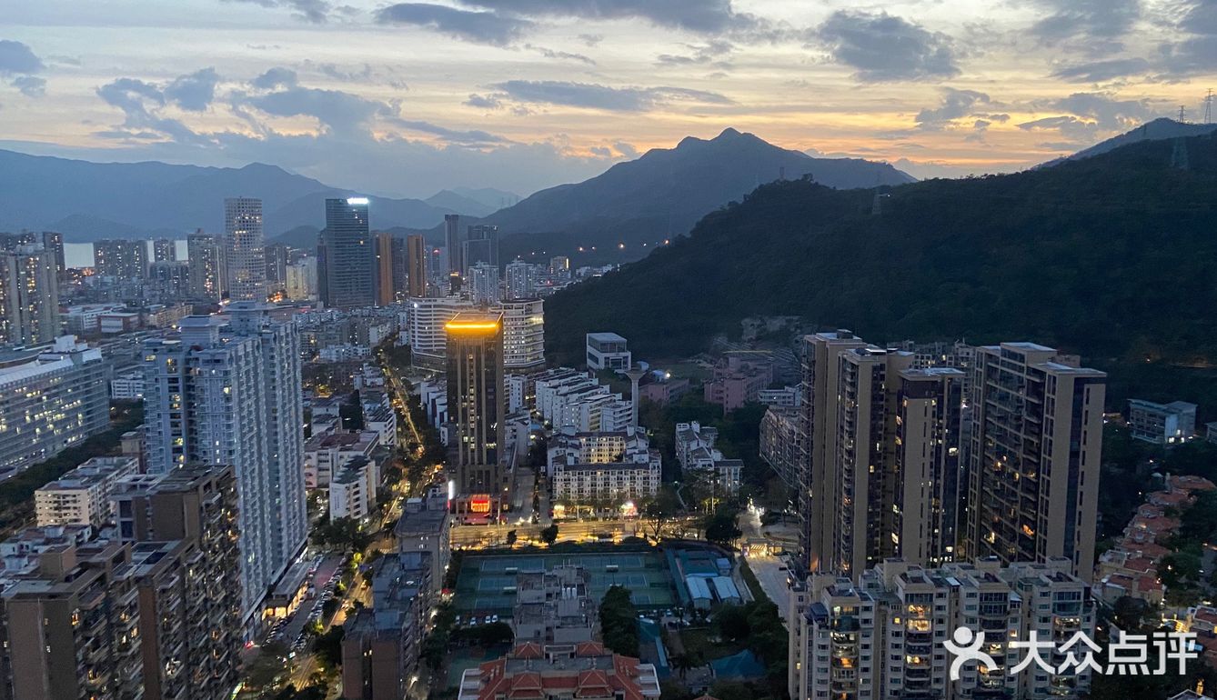 盐田区沙头角,超级美的日落十分