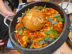 熔岩芝士铁板鸡-쌍화점 霜花店·朝鲜族料理(徐家汇店)