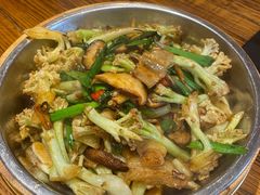 大盆有机菜花-呱呱叫民俗风味主题餐厅(沣峪口店)