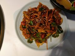 泡椒鱼皮-猪啊牛呀羊啊铜盘烤肉(正大广场店)