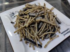 野芦蒿炒臭干-广迎居老正兴菜馆