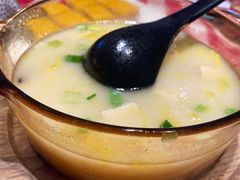 鸡汤小白菜煮榆林豆腐-西贝莜面村(近铁城市广场店)