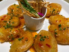 泰汁鱼香茄饼-鸡毛店·川菜(双楠店)