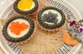 Three-color Bursting Egg Tart