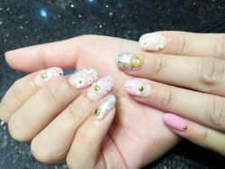 -手牵手美甲