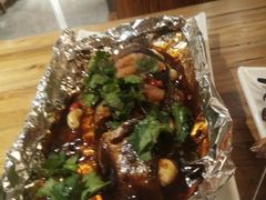 锡纸鲫鱼-远古至今锦州胖子烧烤(体育馆店)