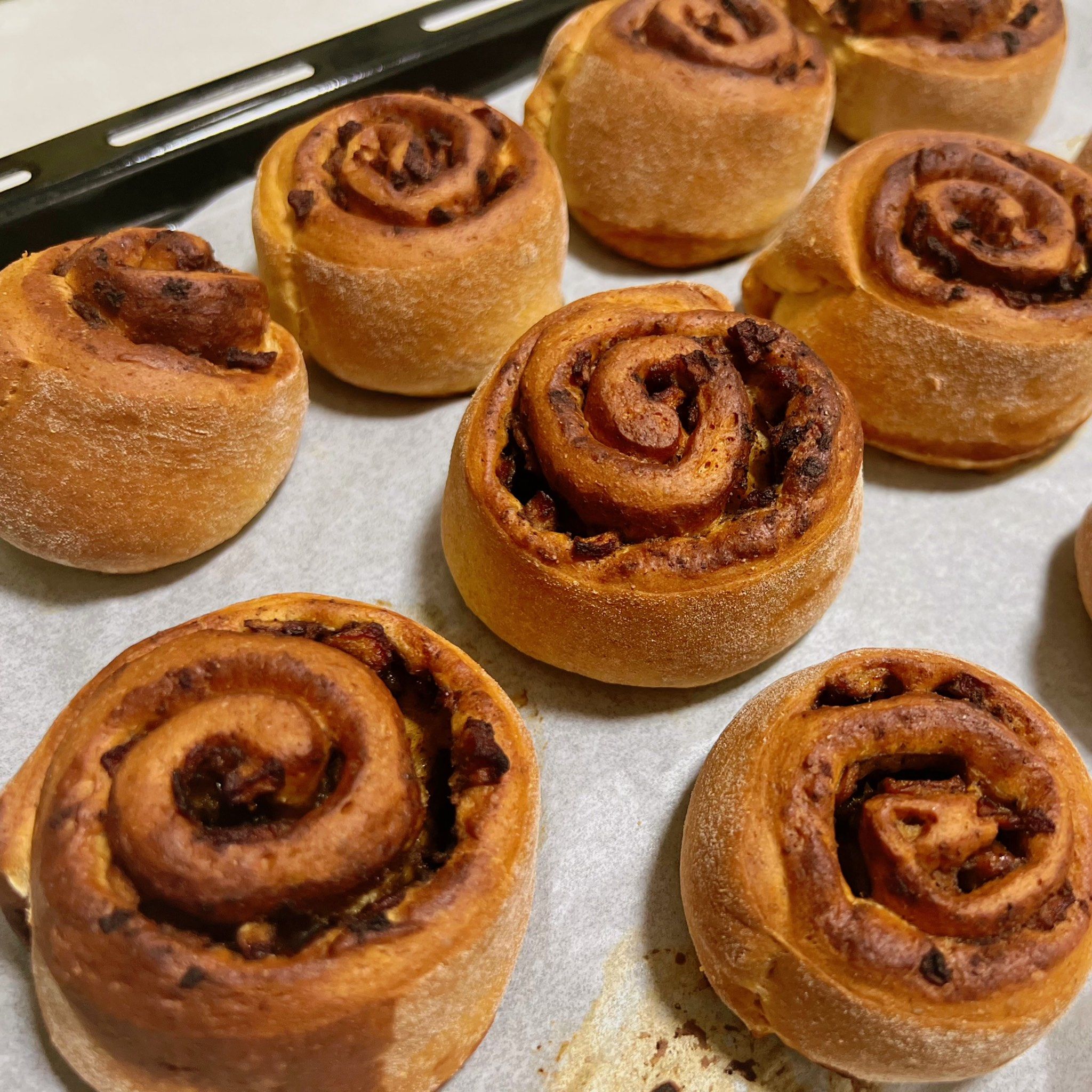 低卡低糖全麦苹果肉桂卷