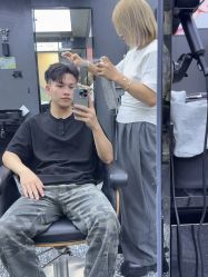 -藤野造型专业烫染接发