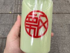 豆浆-人和水上飘(第一家店)
