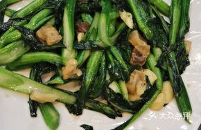 Pork Lard Crumbs Stir-fried with Lianzhou Late Bok Choy
