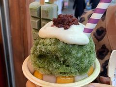 抹茶生乳かき氷-WONDER ICE 萬得冰田(建設路总店)