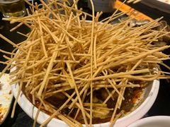 馓子皮蛋-不炭白烧烤(成都首店)
