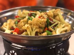 干锅有机菜花-虎虎龙虾大排档(双井店)