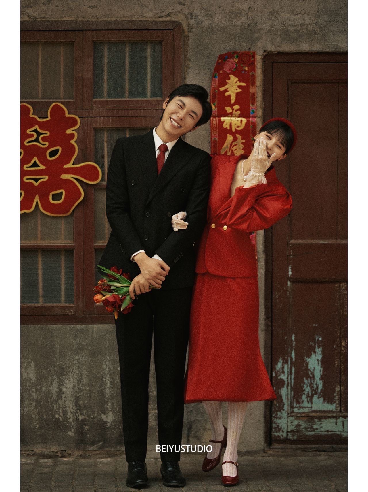 长辈同款八九十年代的复古婚纱照!高级又耐看