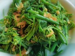 虾皮拌豌豆尖-小吊梨汤·北京菜·烤鸭(双井乐成中心店)